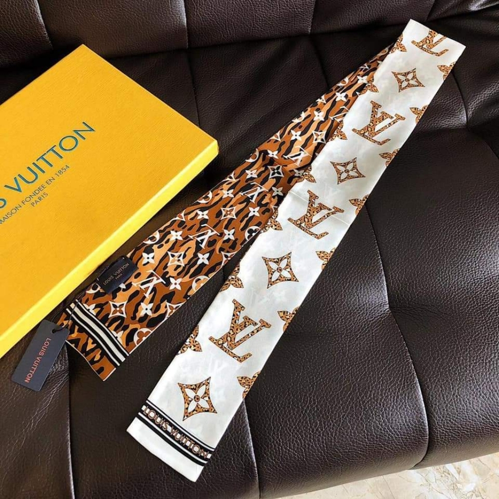 LV logo purse Twilly or head bandana. Never used.